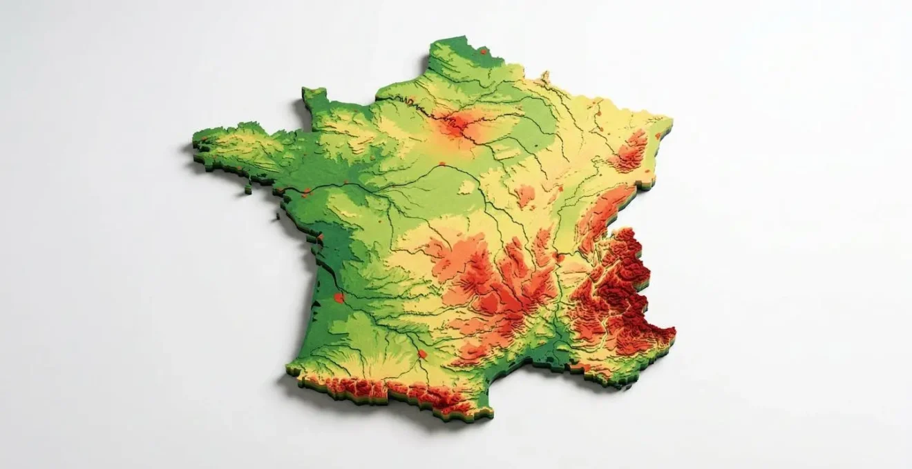 Carte de France illustrant les différentes zones de tarification d'assurance automobile