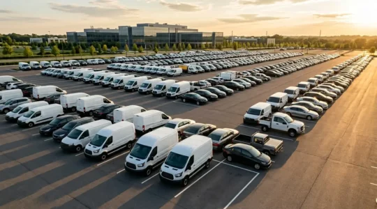 Comparaison visuelle entre gestion individuelle et flotte automobile pour entreprise